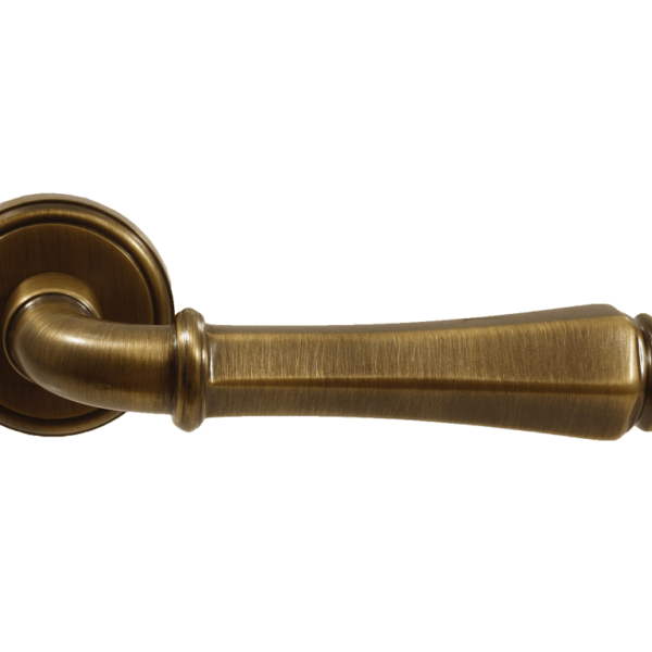 Maniglia Lever Rosetta Tonda d.50x10h+Molle Bocchetta Foro Chiave BG- Bronzo Graffiato | Timeless -Salice Paolo